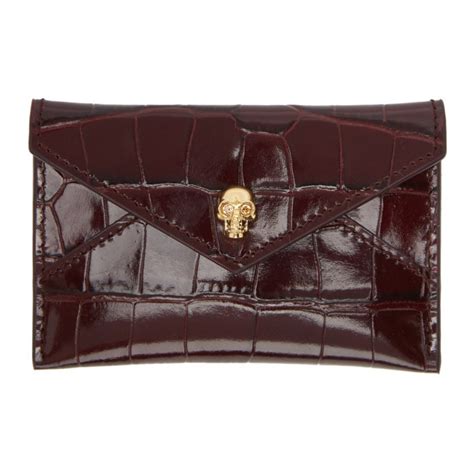 alexander mcqueen envelope card holder.